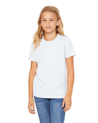 Bella + Canvas Youth Jersey T-Shirts Ash